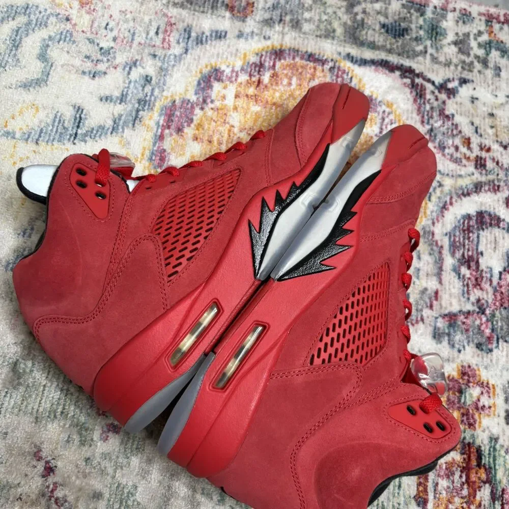 Nike Air Jordan 5 Retro Red Suede
